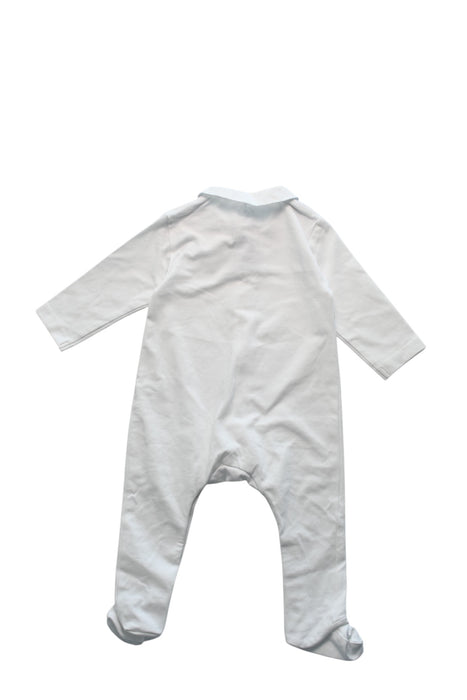 A White Onesies from Laranjinha in size 3-6M for girl. (Back View)