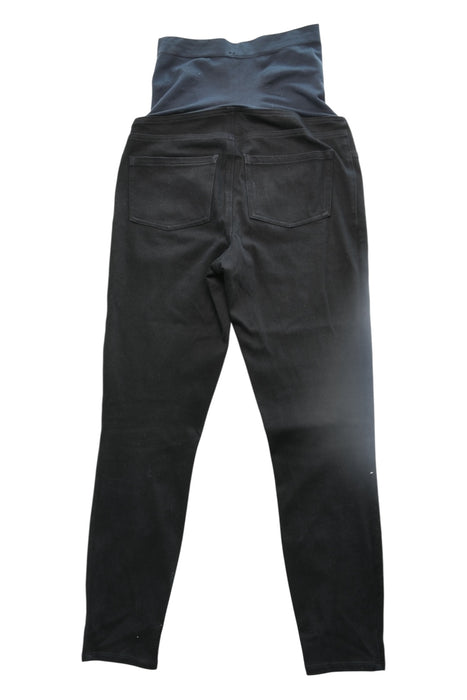A Black Leggings from Spanx in size Maternity-M for maternity. (Back View)