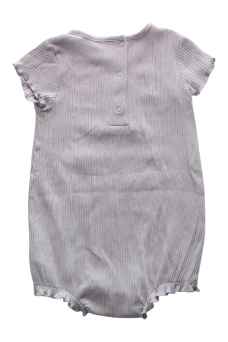A Purple Short Sleeve Rompers from Mamas & Papas in size 6-12M for girl. (Back View)