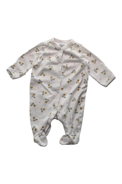 A White Onesies from Ralph Lauren in size 0-3M for girl. (Front View)