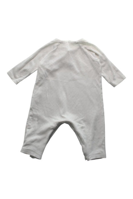 A White Long Sleeve Rompers from Tartine et Chocolat in size 3-6M for girl. (Back View)