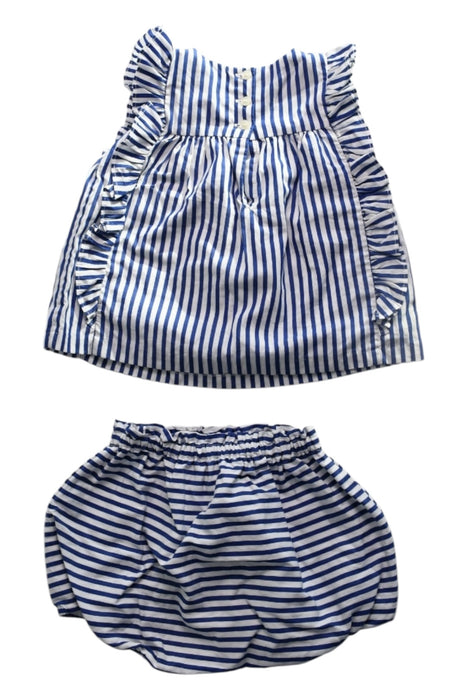 A Blue Shorts Sets from Ralph Lauren in size 3-6M for girl. (Back View)
