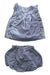 A Blue Shorts Sets from Ralph Lauren in size 3-6M for girl. (Back View)