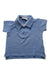 A Blue Short Sleeve Polos from Jojo Maman Bébé in size 18-24M for boy. (Front View)