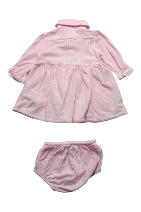 A Pink Dress Sets from Ralph Lauren in size 0-3M for girl. (Back View)
