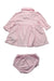 A Pink Dress Sets from Ralph Lauren in size 0-3M for girl. (Back View)
