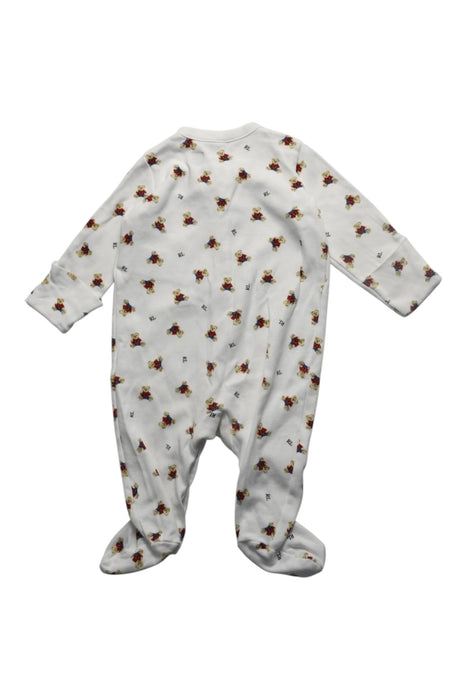 A White Onesies from Ralph Lauren in size 3-6M for neutral. (Back View)
