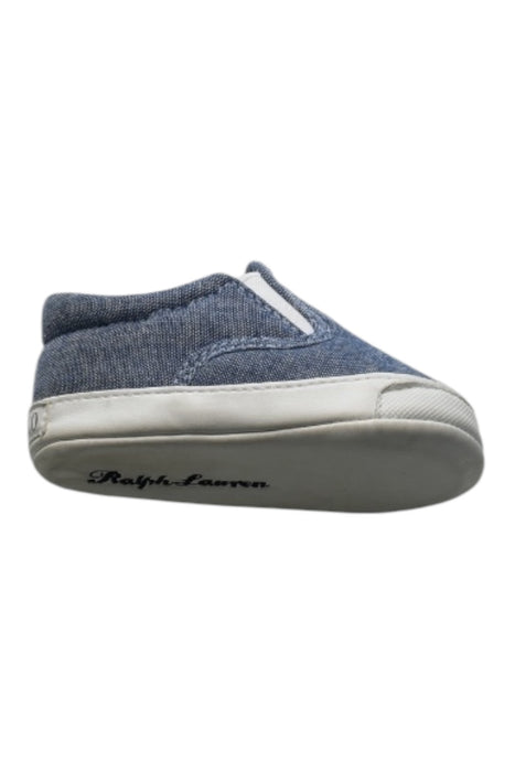 A Blue Dress Shoes from Ralph Lauren in size 6-12M for boy. (Back View)