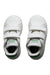 A White Sneakers from Adidas in size 18-24M for boy. (Front View)