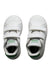 A White Sneakers from Adidas in size 18-24M for boy. (Front View)