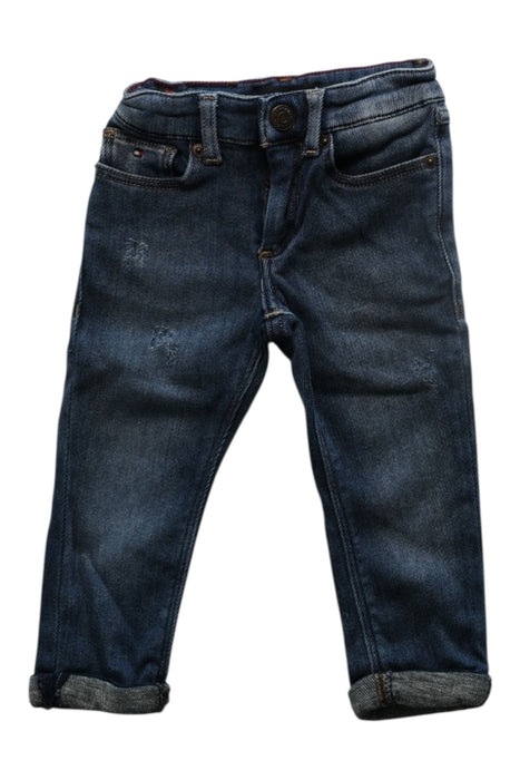 A Blue Jeans from Tommy Hilfiger in size 12-18M for boy. (Front View)