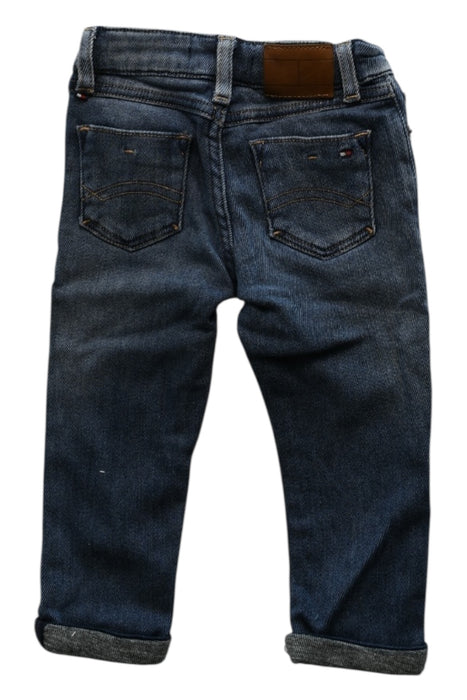 A Blue Jeans from Tommy Hilfiger in size 12-18M for boy. (Back View)