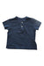 A Navy Short Sleeve Polos from Ralph Lauren in size 6-12M for boy. (Front View)