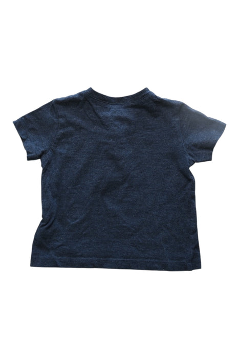 A Navy Short Sleeve Polos from Ralph Lauren in size 6-12M for boy. (Back View)