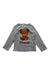 A Grey Long Sleeve T Shirts from Philipp Plein in size 2T for girl. (Front View)