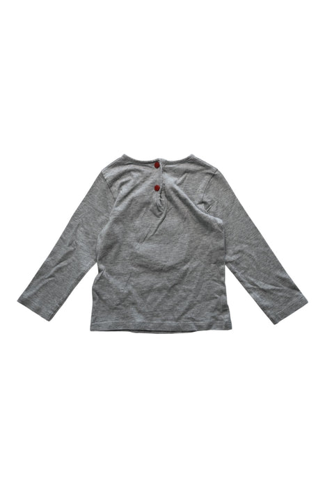 A Grey Long Sleeve T Shirts from Philipp Plein in size 2T for girl. (Back View)