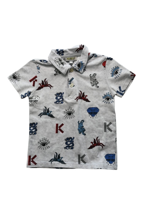 A Multicolour Short Sleeve Polos from Kenzo in size 3T for boy. (Front View)