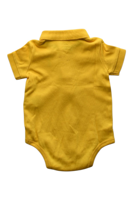 A Yellow Short Sleeve Bodysuits from Ralph Lauren in size 0-3M for boy. (Back View)