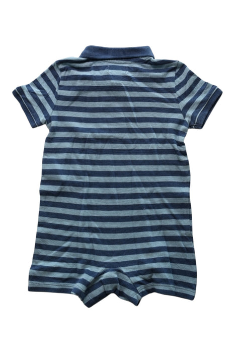 A Blue Short Sleeve Rompers from Ralph Lauren in size 6-12M for boy. (Back View)