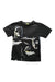 A Black Short Sleeve T Shirts from DKNY in size 8Y for boy. (Front View)
