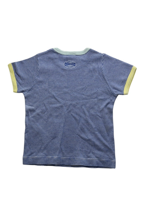 A Blue Short Sleeve T Shirts from Petit Bateau in size 3T for boy. (Back View)