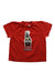 A Red Short Sleeve T Shirts from Christian Lacroix in size 6-12M for boy. (Front View)