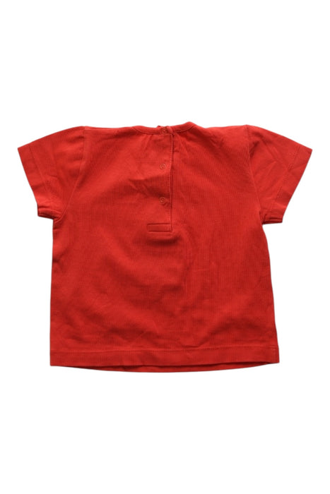 A Red Short Sleeve T Shirts from Christian Lacroix in size 6-12M for boy. (Back View)