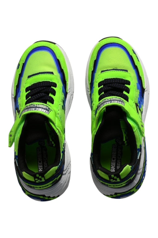 A Multicolour Sneakers from Skechers in size 9Y for boy. (Front View)