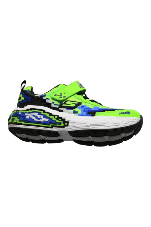 A Multicolour Sneakers from Skechers in size 9Y for boy. (Back View)