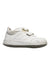 A White Sneakers from Adidas in size 5T for boy. (Back View)