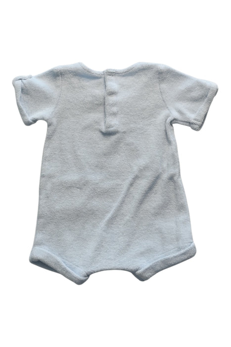 A White Short Sleeve Rompers from Tartine et Chocolat in size 0-3M for neutral. (Back View)