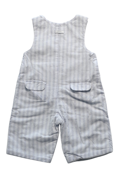 A White Long Overalls from Jacadi in size 0-3M for boy. (Back View)