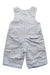 A White Long Overalls from Jacadi in size 0-3M for boy. (Back View)