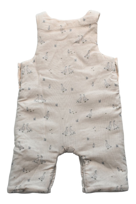 A Peach Long Overalls from Bout'Chou in size 0-3M for girl. (Back View)