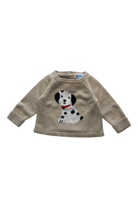 A Beige Knit Sweaters from Jacadi in size 0-3M for neutral. (Front View)