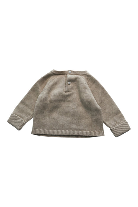 A Beige Knit Sweaters from Jacadi in size 0-3M for neutral. (Back View)