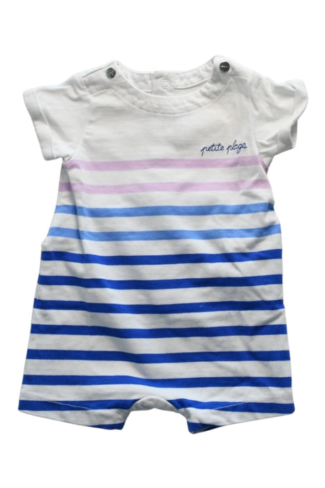 A Multicolour Short Sleeve Rompers from Jacadi in size 0-3M for girl. (Front View)