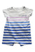 A Multicolour Short Sleeve Rompers from Jacadi in size 0-3M for girl. (Front View)