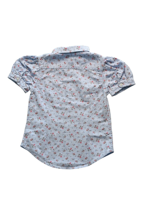 A Blue Short Sleeve Shirts from Ralph Lauren in size 4T for girl. (Back View)