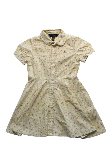 A Multicolour Short Sleeve Dresses from Polo Ralph Lauren in size 4T for girl. (Front View)