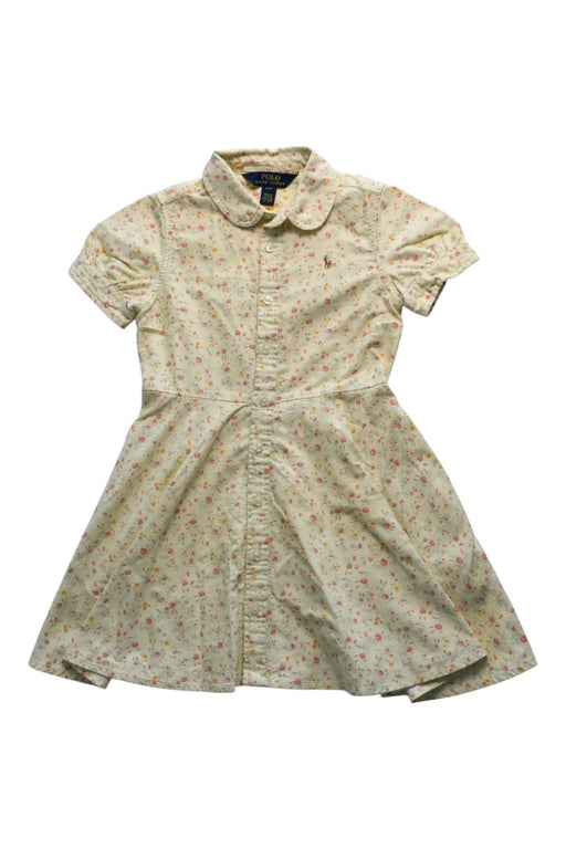 A Multicolour Short Sleeve Dresses from Polo Ralph Lauren in size 4T for girl. (Front View)