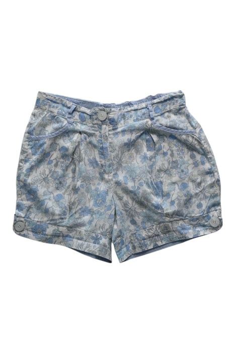 A Blue Shorts from Jacadi in size 4T for girl. (Front View)