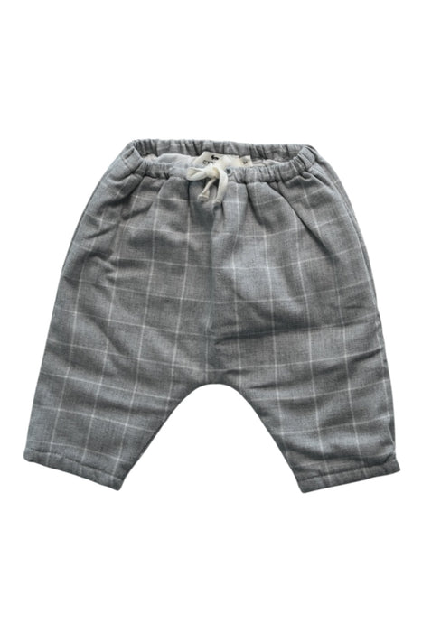 A Grey Casual Pants from Cyrillus in size 0-3M for neutral. (Front View)
