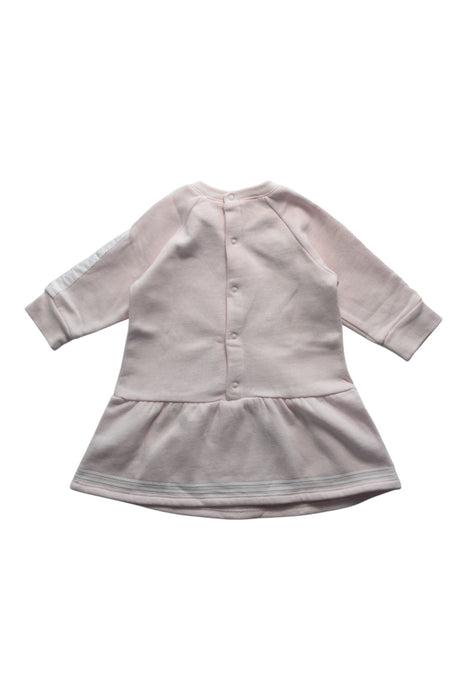 A Pink Sweater Dresses from Boss in size 6-12M for girl. (Back View)