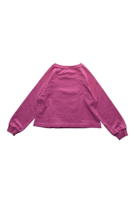 A Pink Crewneck Sweatshirts from Moschino in size 4T for girl. (Back View)