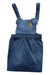 A Blue Overall Dresses from Moschino in size 3T for girl. (Front View)
