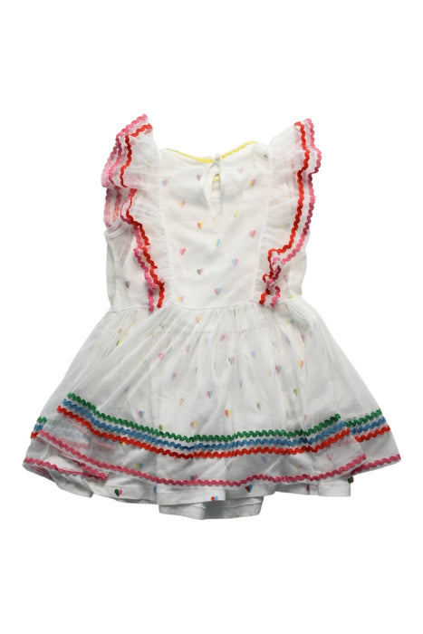 A Multicolour Sleeveless Dresses from Stella McCartney in size 4T for girl. (Back View)