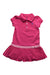 A Pink Short Sleeve Dresses from Ralph Lauren in size 12-18M for girl. (Front View)