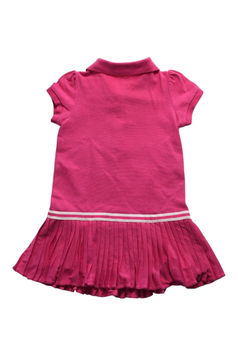 A Pink Short Sleeve Dresses from Ralph Lauren in size 12-18M for girl. (Back View)