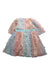 A Multicolour Long Sleeve Dresses from Charabia in size 4T for girl. (Back View)